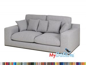 Mẫu ghế sofa nỉ màu xám MyS-1912378