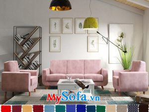 MyS-20011016 bộ sofa nỉ cho phòng khách trẻ trung