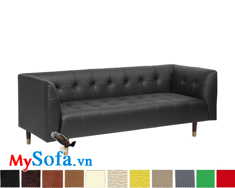 MyS-20011030 ghế sofa văng dài màu đen sang trọng