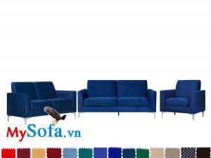 MyS-20011034 bộ ghế sofa văng bọc nỉ nhung đẹp