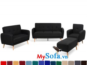 MyS-20011038 Bộ ghế sofa nỉ cho phòng khách rộng