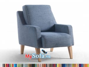 MyS-2001601 ghế đơn bọc nỉ nhỏ gọn
