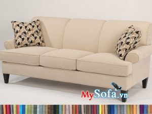 MyS-2001623 Ghế sofa nỉ dạng văng 3 chỗ hiện đại
