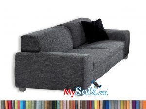 MyS-2001624 Ghế sofa văng nỉ màu muối tiêu hiện đại