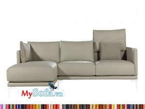 MyS-2001641 ghế sofa da góc cho phòng khách nhỏ