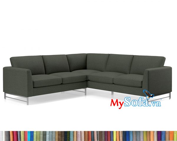 MyS-2001661 Ghế sofa nỉ kiểu dáng góc V hiện đại