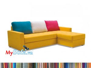 MyS-2001676 Ghế sofa góc bọc nỉ trẻ trung