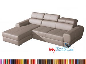 MyS-2001689 Ghế sofa góc da kê phòng khách hiện đại