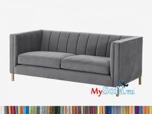 MyS-2001696 Ghế sofa văng bọc nỉ nhung ấm áp