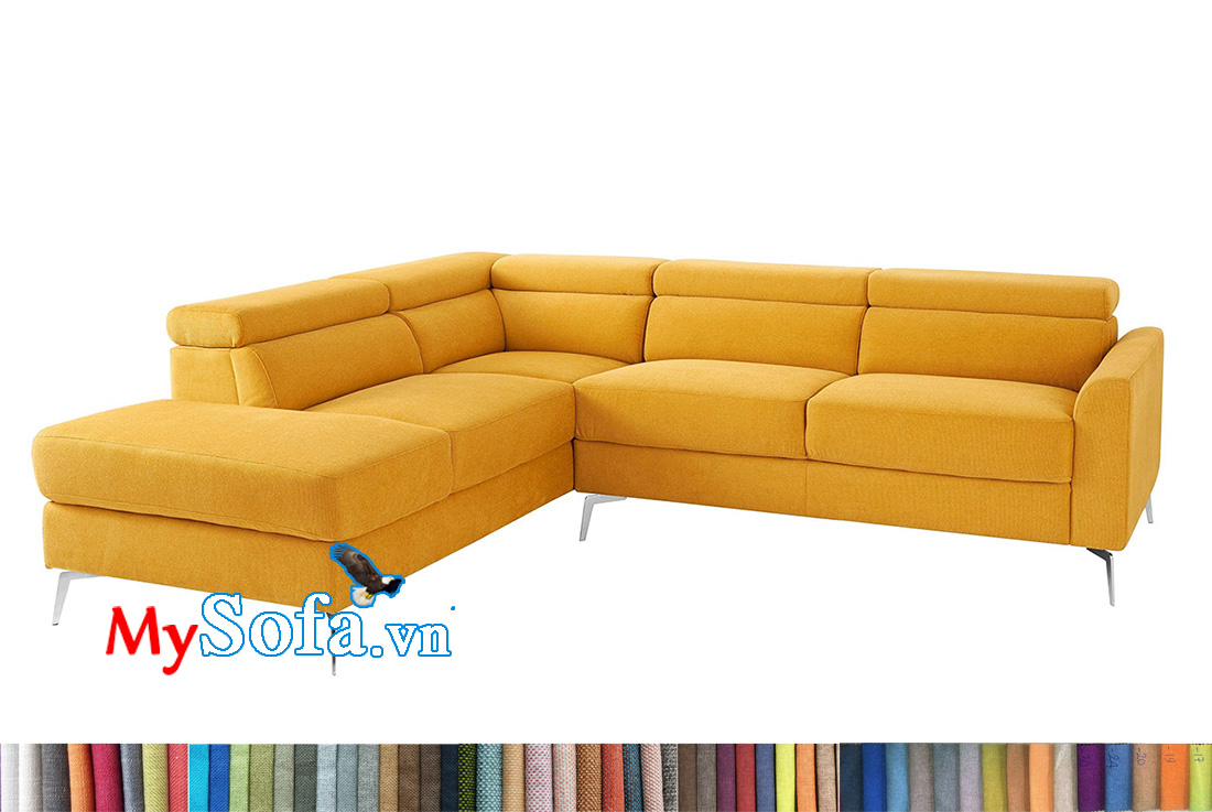 MyS-2001699 Mẫu sofa nỉ phòng khách màu sắc trẻ trung