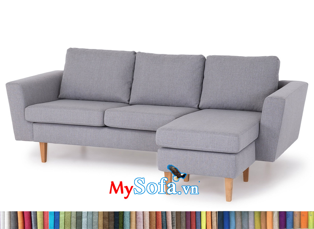 MyS-2001993 Ghế sofa góc L bọc nỉ trẻ trung