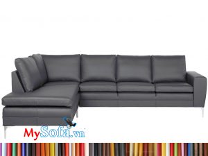 MyS-2001705 Mẫu ghế sofa góc chất da đẹp