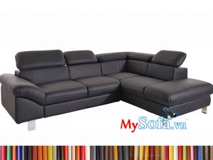 MyS-2001730 Mẫu sofa da góc hiện đại