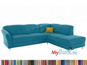 MyS-2001744 Sofa nỉ góc chữ L sang trọng