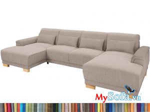 MyS-2001749 Ghế sofa góc chữ U mini đẹp