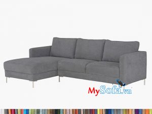 MyS-2001786 Mẫu ghế sofa góc chất nỉ đẹp