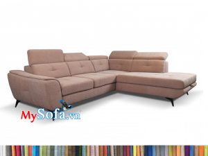 MyS-2001835 Ghế sofa góc chất nỉ đẹp