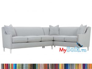 MyS-2001841 Mẫu ghế sofa nỉ góc chữ L đẹp