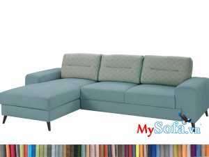 MyS-2001863 Mẫu ghế sofa góc chất nỉ đẹp