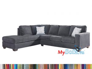 MyS-2001888 Sofa góc chất nỉ đẹp