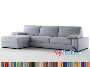 MyS-2001891 Mẫu ghế sofa góc chất nỉ đẹp