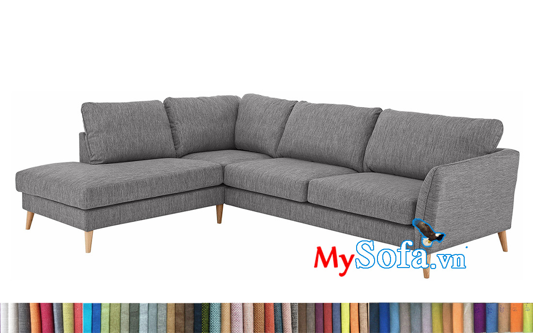 ghế sofa góc chất nỉ đẹp hiện đại MyS-2001943
