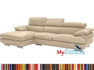 ghế sofa da góc chữ L MyS-2001951 đẹp