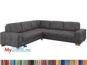 mẫu sofa nỉ góc đẹp MyS-2001959