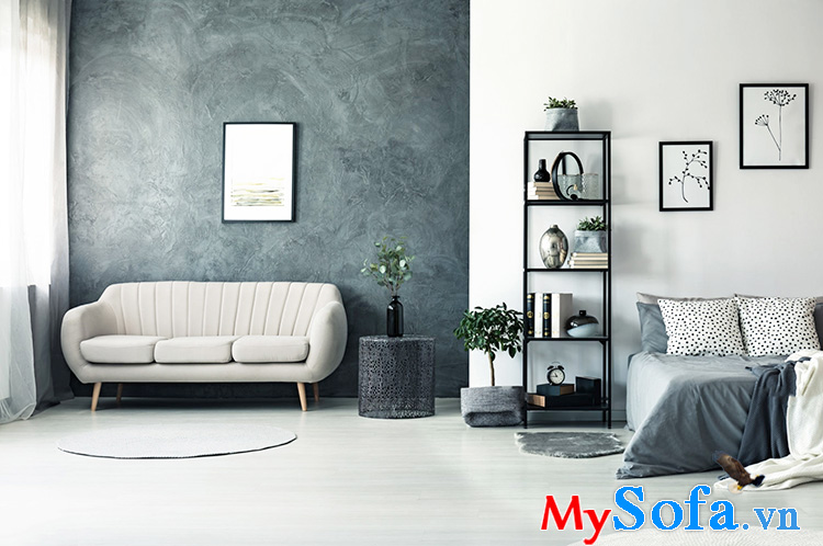 Hình ảnh Ghế sofa cho chung cư đẹp hiện đại với tông màu trung tính