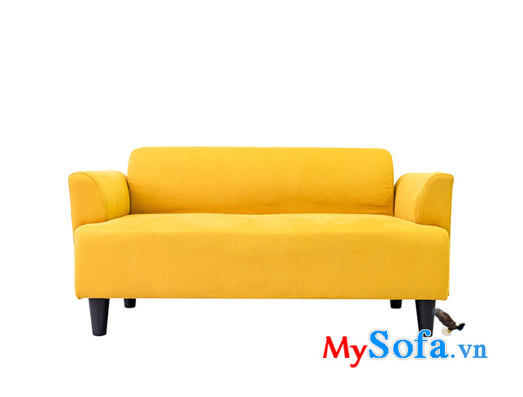 Hình ảnh Sofa cho chung cư nhỏ mini màu vàng nổi bật