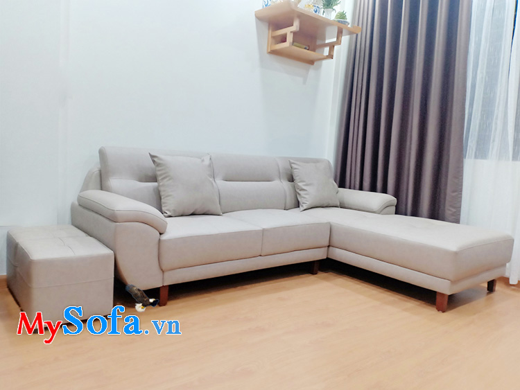 Hình ảnh Ghế sofa góc chữ L 3 chỗ đẹp cho phòng khách chung cư