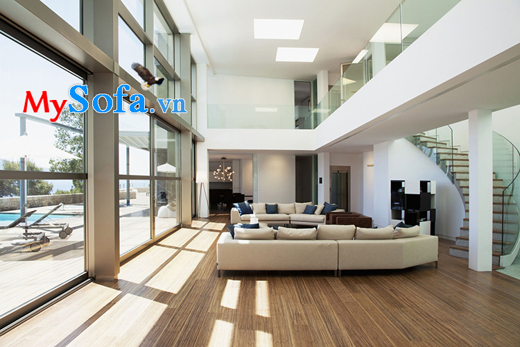Hình ảnh Bộ ghế sofa cho nhà biệt thự hiện đại