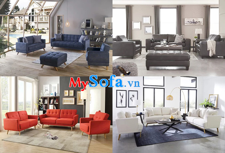 Hình ảnh Các bộ ghế sofa đẹp cho nhà biệt thự kê phòng khách hiện đại
