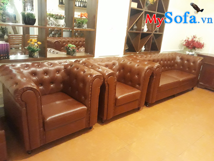Hình ảnh Bộ ghế sofa tân cổ điển đặt làm tại xưởng sản xuất MySofa
