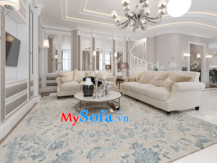 hinh anh bo ghe sofa tan co dien dep ghep bo