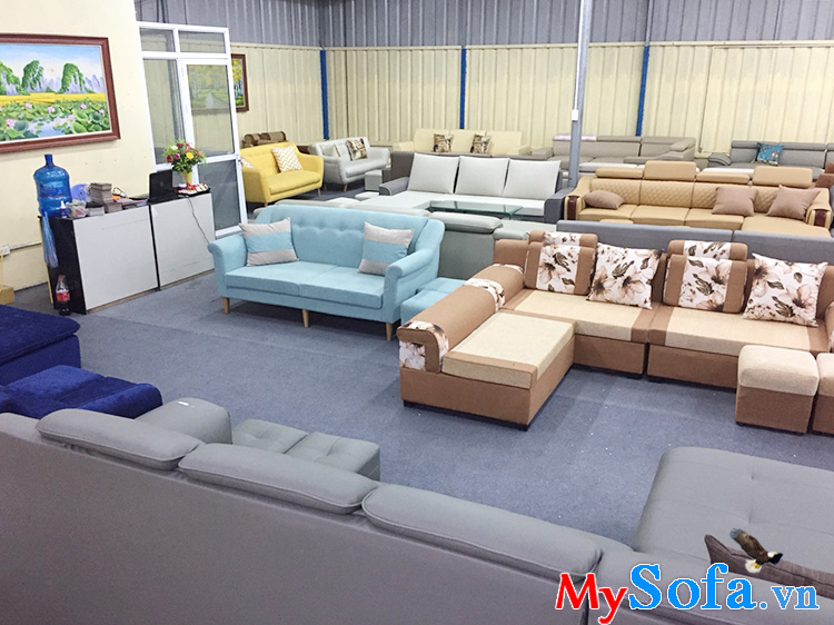 Hình ảnh Cửa hàng sofa cực nhiều mẫu sẵn đẹp giá rẻ tại MySofa Hà Nội