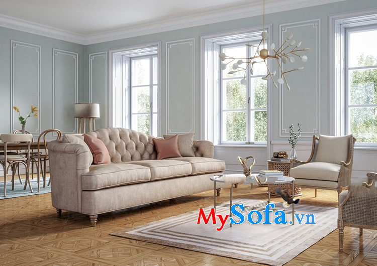 Hình ảnh Ghế sofa phong cách Scandinavian cho phòng khách đẹp