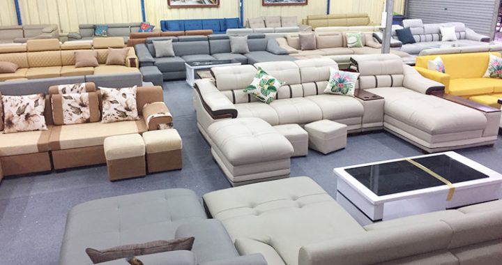 Hình ảnh mẫu sofa sẵn bày bán tại cửa hàng MySofa Hà Nội