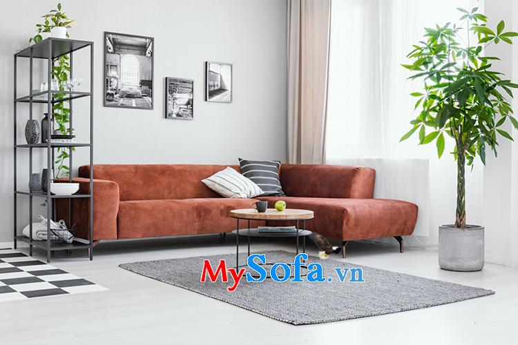 Hình ảnh Sofa góc phong cách Scandinavian cho phòng khách hiện đại