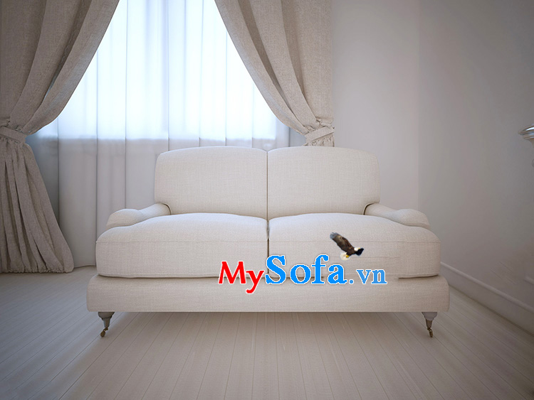 Hình ảnh Ghế sofa văng tân cổ điển đẹp thiết kế 2 chỗ ngồi kê không gian nhỏ hẹp