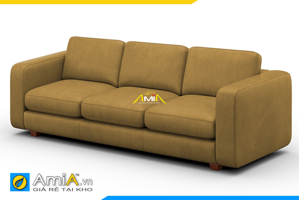 ghe sofa vang da 3 cho ngoi sang trong