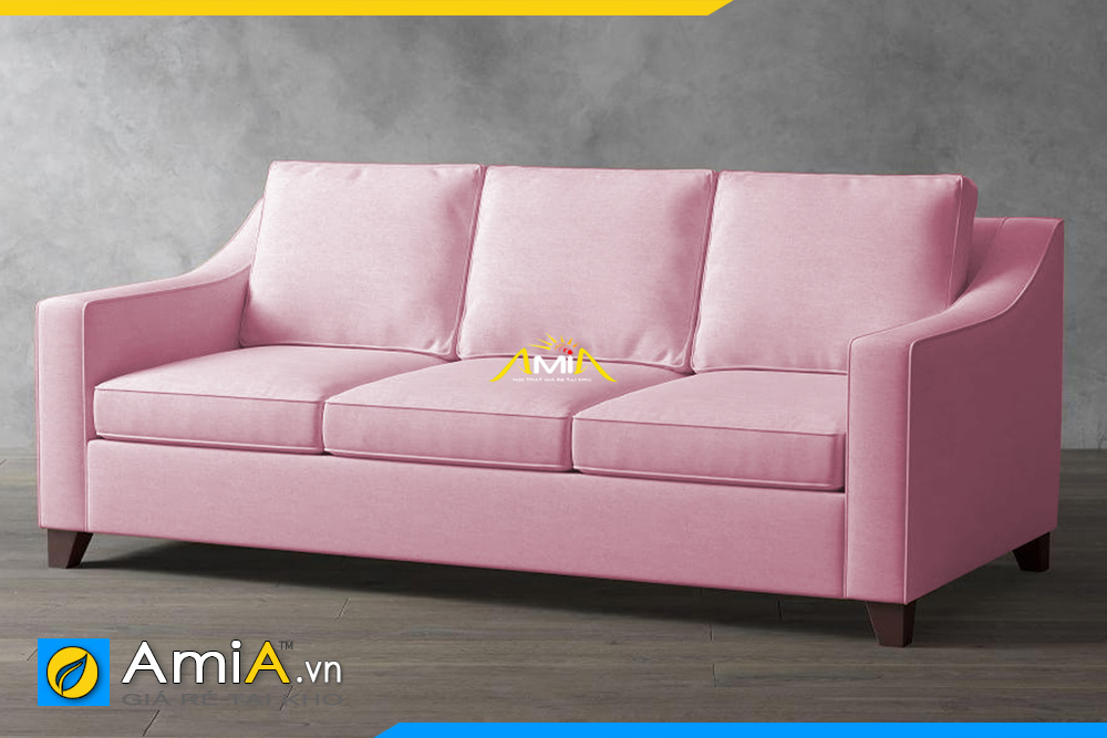 sofa phong khach nhỏ mau hong amia sfn20129